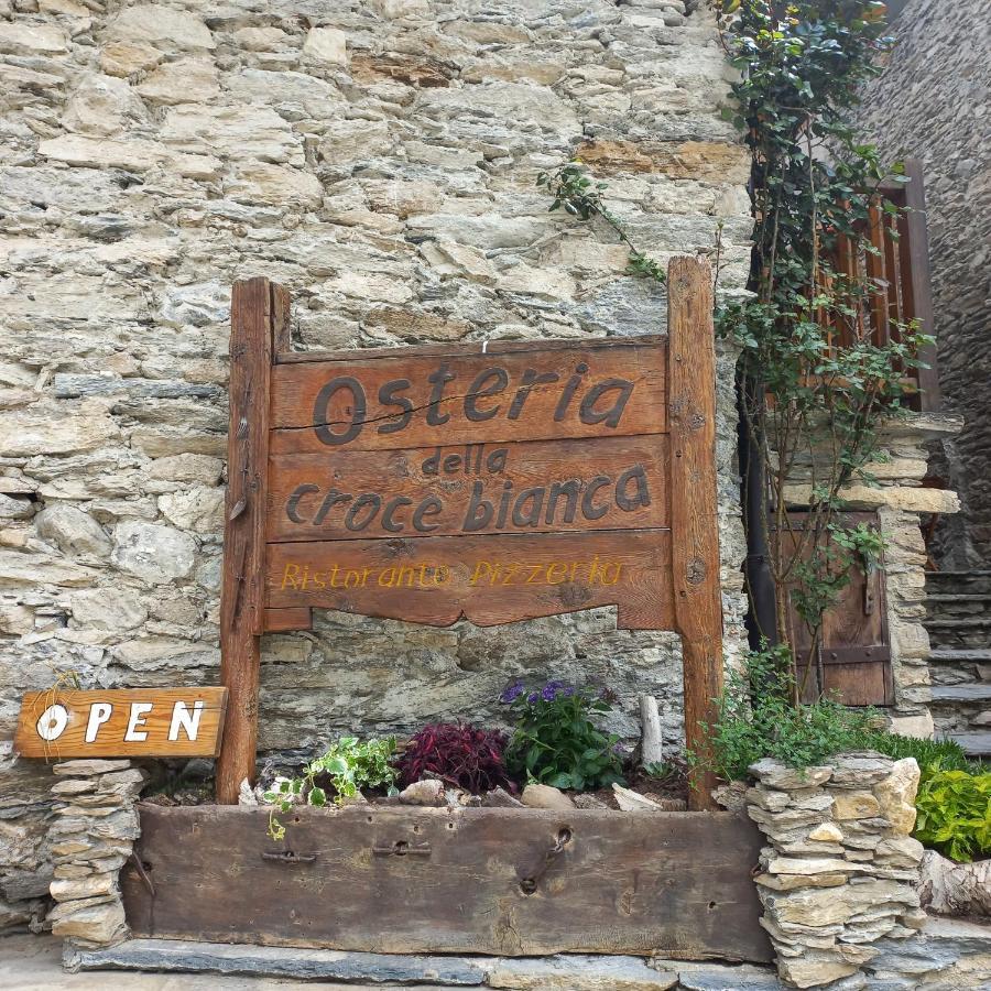מרמורה Albergo Diffuso La Marmu Osteria Della Croce Bianca מראה חיצוני תמונה